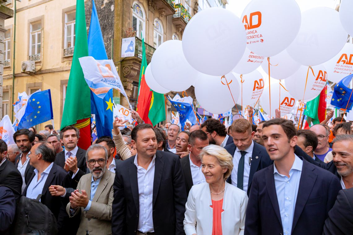 luis montenegro com ursula von der leyen